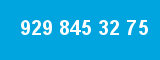929 845 32 75 929 845 32 75